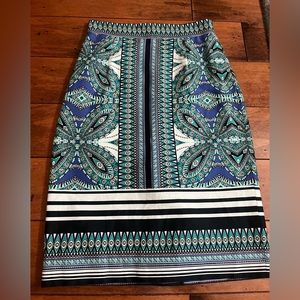 Antonio Melani patterned skirt (never before worn) size 0
